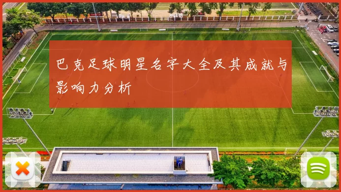 巴克足球明星名字大全及其成就与影响力分析