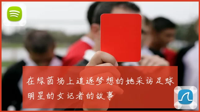 在绿茵场上追逐梦想的她采访足球明星的女记者的故事